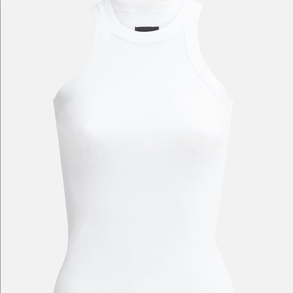 WSLY Rivington Ribbed Tank Top In White - Picture 5 of 5
